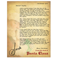 2025 Christmas Carol Sing A Long | Letter from Santa