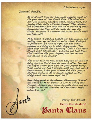 2025 Christmas Countdown | North Pole Package