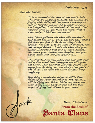 2025 Magic of Giving | Nice List Package