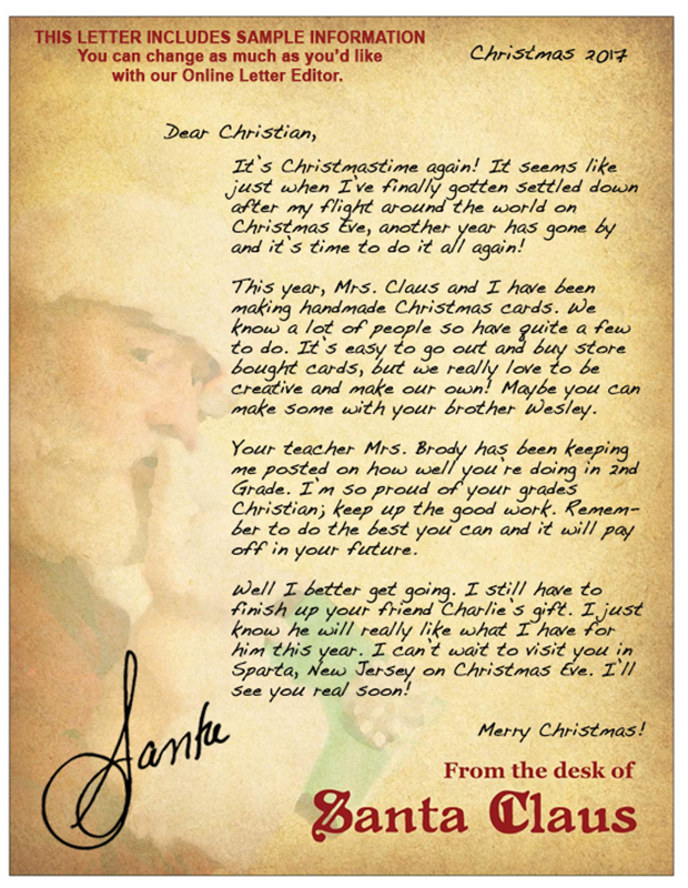 Letters from Santa