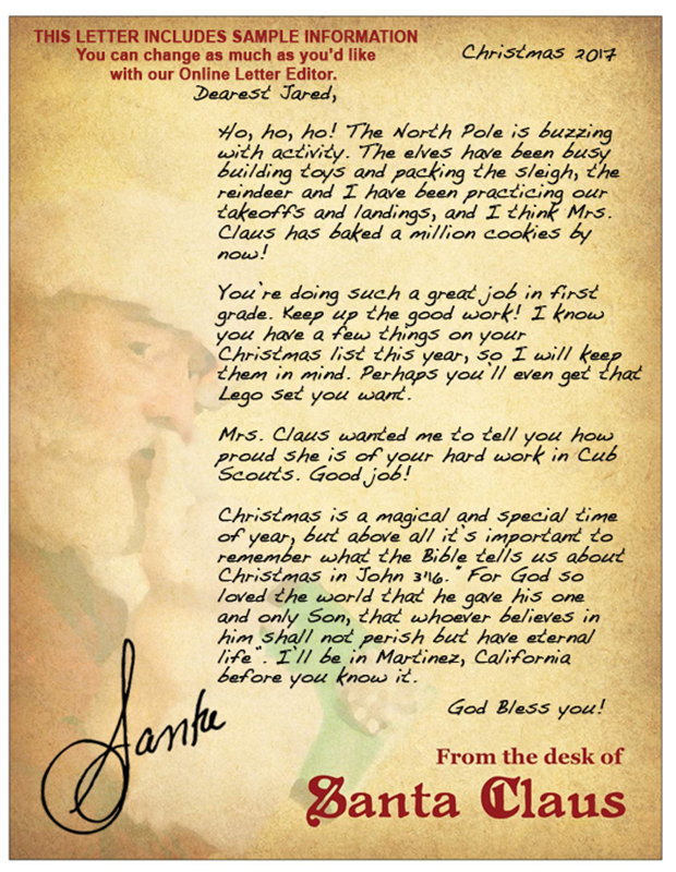 Letters from Santa