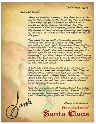 2025 Elves Toy Test | Letter from Santa