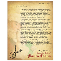 2025 A Snowy Day at the North Pole | Letter from Santa